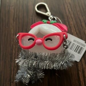 Kids' Red and Silver Keychain Accessory bath and body pocketbac brand new